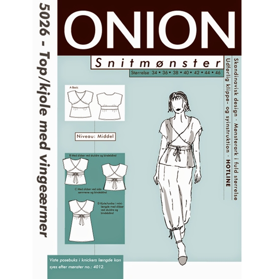 Onion 5026 Snitmønster